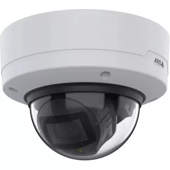 IP drošības kamera Axis P3278-LVE — kupola, 3840×2160, iekštelpām un ārtelpām, griestu/sienas stiprinājums, 1/1,8 collu CMOS, 0,03 lx, 103° H