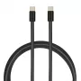 iBOX IKUTC USB-C kabelis 60W 1m melns