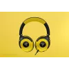 Austiņas Razer Kraken V4 X Pokemon — vadu USB-C/USB-A, supraaurālas, 20–20000 Hz, 1,8 m kabelis, 310 g, melnas/dzeltenas