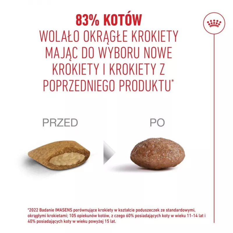 Sausā kaķu barība Royal Canin FHN Ageing 11+ 4 kg — pilnvērtīga diēta vecāka gadagājuma kaķiem, mājputnu gaļa, 30% olbaltumvielu