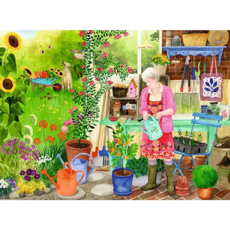 Ravensburger Puzzle XL Dārzs - 100 gabali, palielināta izmēra detaļas