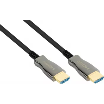 AOC Hybrid īpaši ātrgaitas HDMI 2.1 kabelis, 8K @60 Hz / 4K @120 Hz, 48 Gbit/s, melns, 100 m, PYTHON (AOC-H21100)