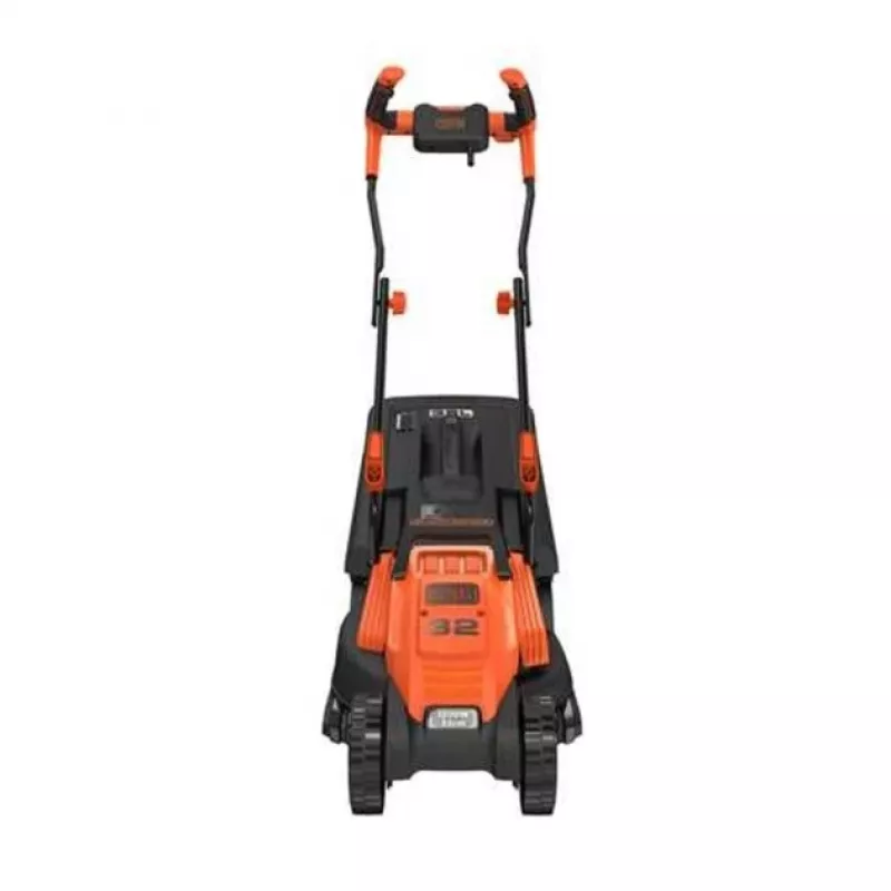 Melns & Decker elektriskais zāles pļāvējs ar pļaušanas augstuma regulēšanu 1200 W Pļaušanas platums (maks.) 32 cm