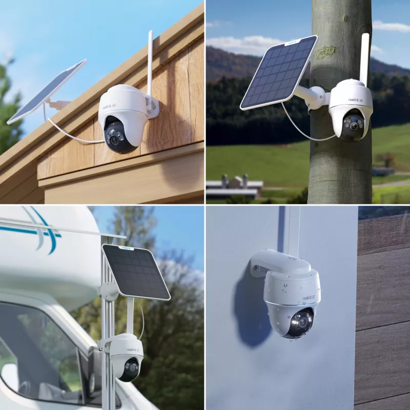 IP drošības kamera Reolink G440 3840×2160 Bezvadu kupola, 4G ar akumulatoru, 16× digitālais tālummaiņa, 90° horizontāli, 47° vertikāli