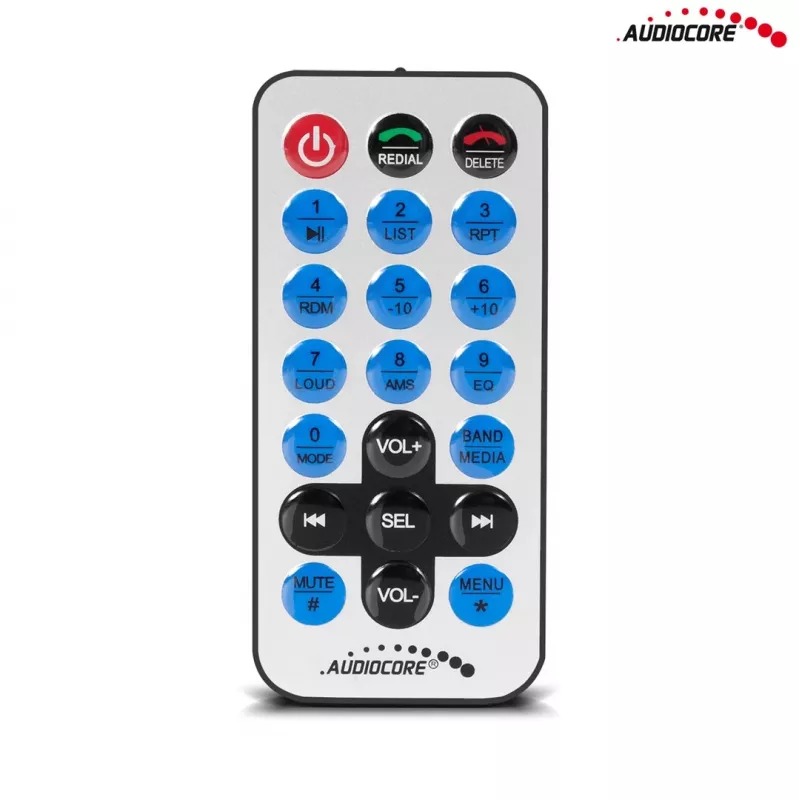 Audiocore AC9900 MP5 AVI DivX Bluetooth brīvroku galvas ierīce + tālvadības pults