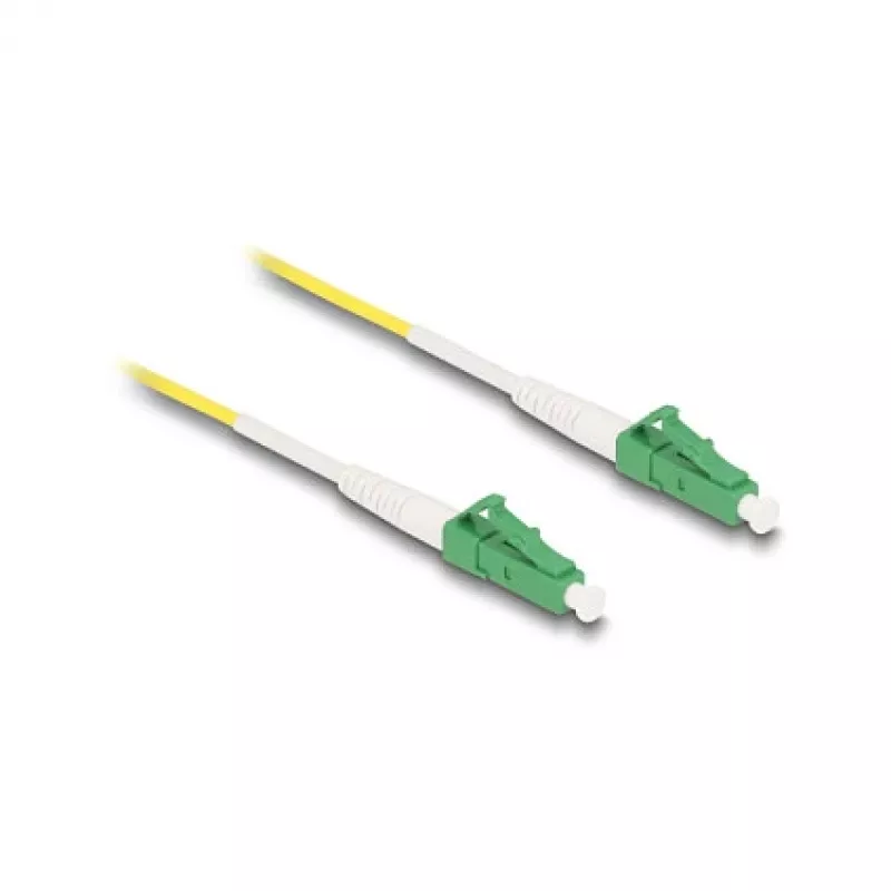 DeLOCK InfiniBand/optisko šķiedru kabelis 0,5 m LC LC/APC Dzeltens 83219