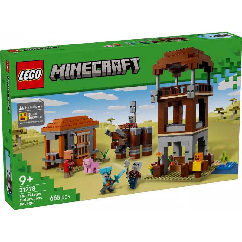 LEGO MINECRAFT 21278 The Pillager Outpost and Ravager