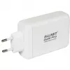 Barošanas bloks ALLNET PSU-GaNPD-USB-1A3C-130W — 130W, 1× USB-A, 3× USB-C