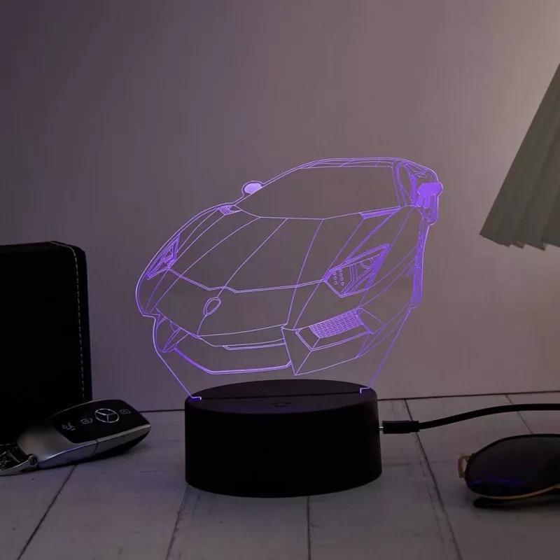 LED transportlīdzekļa RGB 3D gaismas dekorācija MANTA SNL120RGB — RGB lampa automašīnām un motocikliem