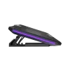 FURY GUNBAI G3 Laptop dzesēšanas paliktnis 14.1–17.3 collām ar 2 ventilatoriem, RGB apgaismojumu, 2× USB