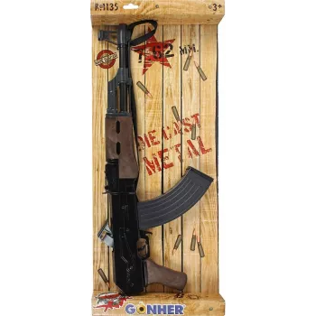 Pulio Metal Commando šautene Gonher – rotaļlietu metāla šautriņu šautene, modelis 1551135/6
