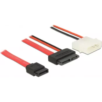 SATA kabelis DeLOCK 84790 0,5 m SATA 13-pin SATA 7-pin + Molex