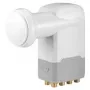 Wentronic Goobay Universal Octo LNB, balts-pelēks - digitāls SAT LNB (DVB-S2) 8 abonentiem (4K/HDTV/3D uztveršana) (67273)