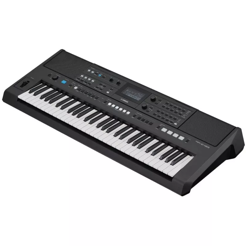 Klaviatūra YAMAHA PSR-E483 — 61 taustiņu portatīvā aranžiera klaviatūra ar taustes jutību un USB-MIDI