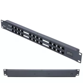 Extralink PoE inžektors 12 portu, 12x 100Mb/s RJ45, piestiprināms pie statīva