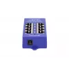 PoE injektors Extralink Gigabit 4 portu, 4x 1000Mb/s RJ45, 48V, zils/melns