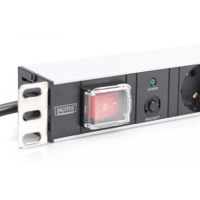 Kontaktligzdu bloks Digitus DN-95403 ar pārslodzes aizsardzību