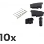 Vadu savienotājs TAE F ShiverPeaks BS72000-SET10 melns