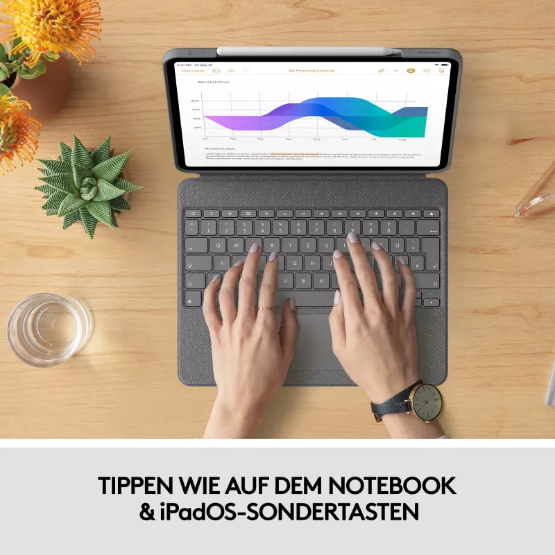 Tastatūra ar vāciņu iPad Pro 12.9