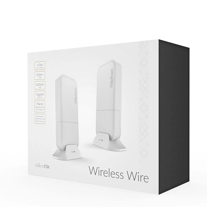Mikrotik RBWAPG-60ADKIT bezvadu piekļuves punkts 1000 Mbit/s Balts, Power over Ethernet (PoE)