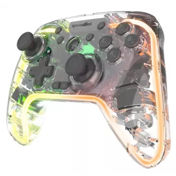 Bezvadu spēļu pults Speedlink Rait NX RGB — saderība ar PC, Android, Switch, RGB apgaismojums