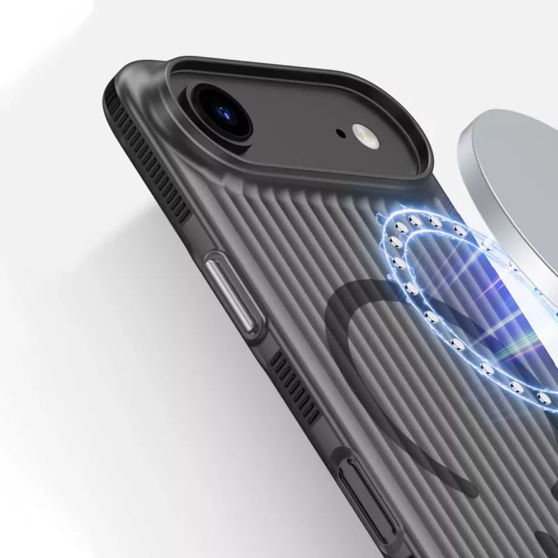 Vāciņš 4smarts 541640 iPhone 17 Air 16.8 cm Melns Caurspīdīgs
