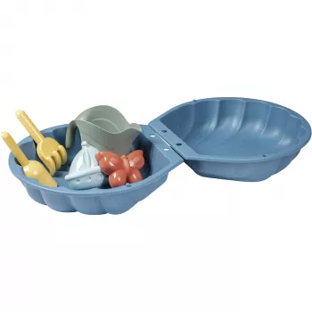 Life Double Sandpit Shell, dārza rotaļu aprīkojums