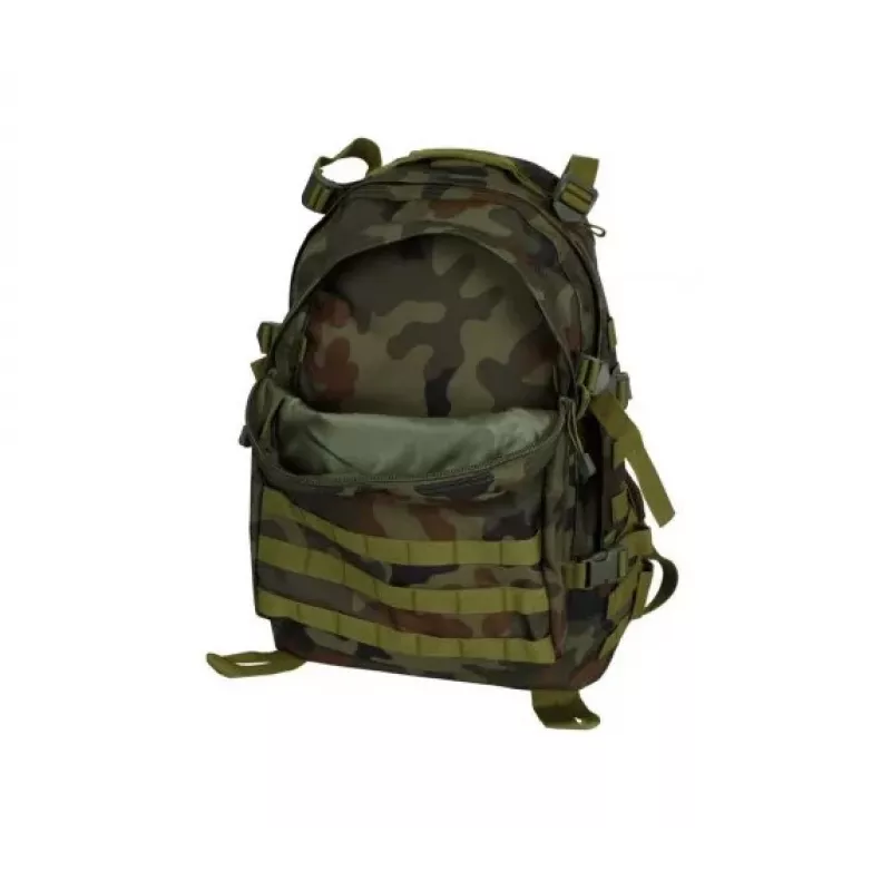 Takiskā mugursoma GFC GFT 3-Day Assault Pack wz.93 Forest Panther — 20 L, neilons, krūšu siksna, jostasvieta