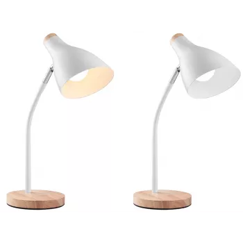 Galda lampa Borland TRAOSW47235 balta — galda apgaismojums, kompakts dizains