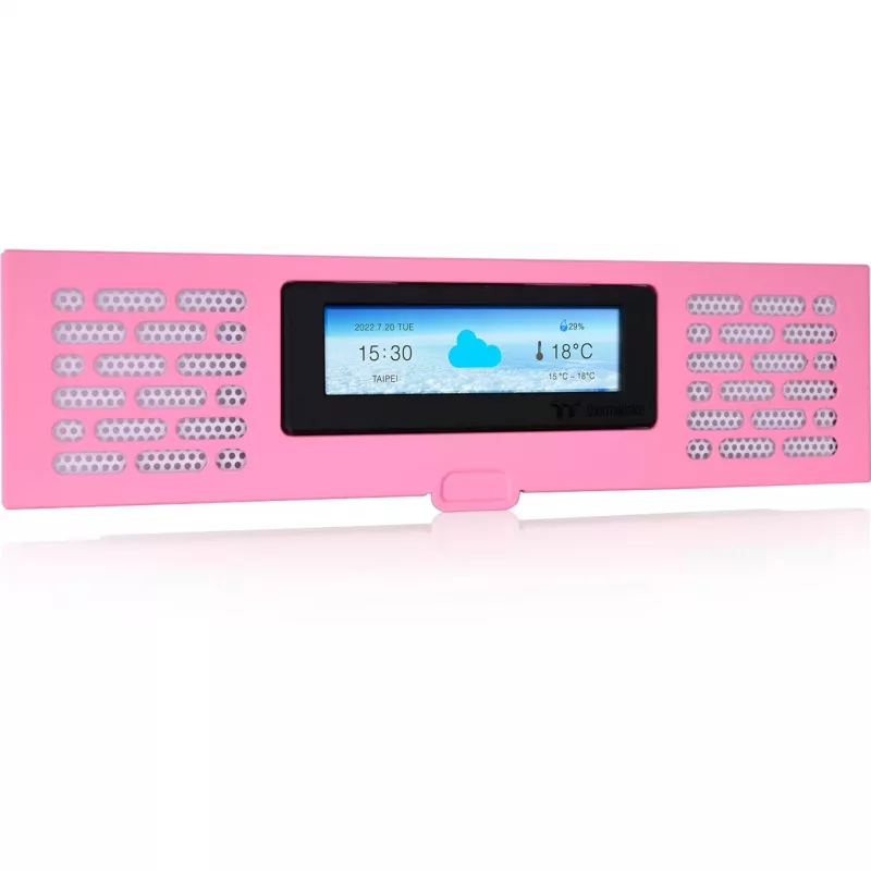LCD paneļa komplekts Thermaltake AC-067-OOANAN-A1 Mini Tower rozā 5V 14W