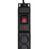 Activejet COMBO 12 ligzdu pagarinātājs 1,5 m, melns