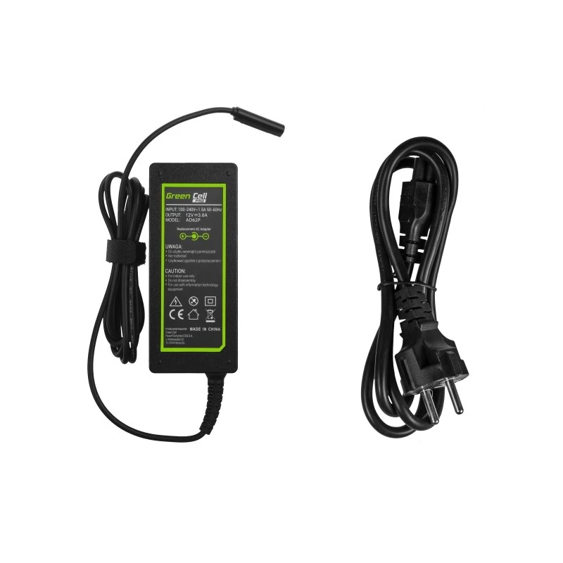 Strāvas adapteris Green Cell AD62P iekštelpām 48 W melns