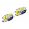 D-Sub 9 pin savienotāju adapteris vīrietis–vīrietis DeLOCK 66464