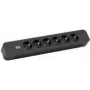 Power Extension kabelis Bachmann Primo 2 2m 6 AC Outlets Melns