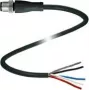 P F 310003 Sensor-/aktuatora savienotājs, komplektēts, 3 m, polu skaits 5 1 (310003)