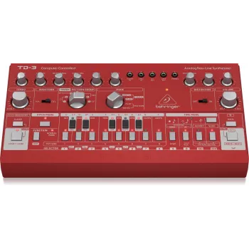 Analogais sintezators Behringer TD-3-RD sarkans 9V DC