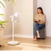 Cecotec EnergySilence 2600 Sunflower Portable akumulatora grīdas ventilators 33 cm, 12 ātrumi, oscilācija, 22 W, tālvadības pults