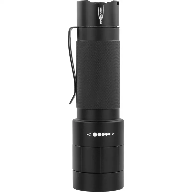 Ansmann M250F - Hand-Blinklicht - Schwarz - Tasten - Drehregler - 1 m - IP54 - 1 Lampen