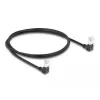 Tīkla kabelis DeLOCK RJ45 Cat.6A 1m melns