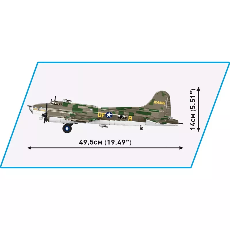 Konstrukcijas rotaļlieta Cobi Boeing B-17F Flying Fortress Memphis Belle Executive Edition modeļa komplekts