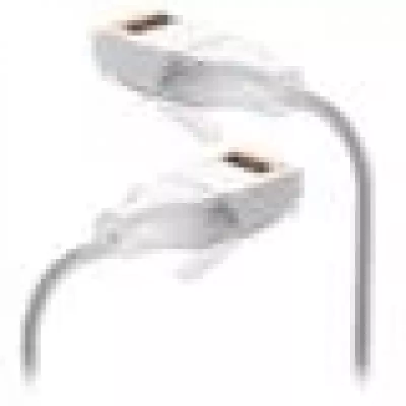 Tīkla kabelis Ubiquiti UACC-Cable-Patch-EL-C6A-0.3M-W RJ-45 Cat6a 0.3m Caurspīdīgi Balts