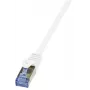 Tīkla kabelis LogiLink Cat6a S/FTP RJ-45 1.5m Balts