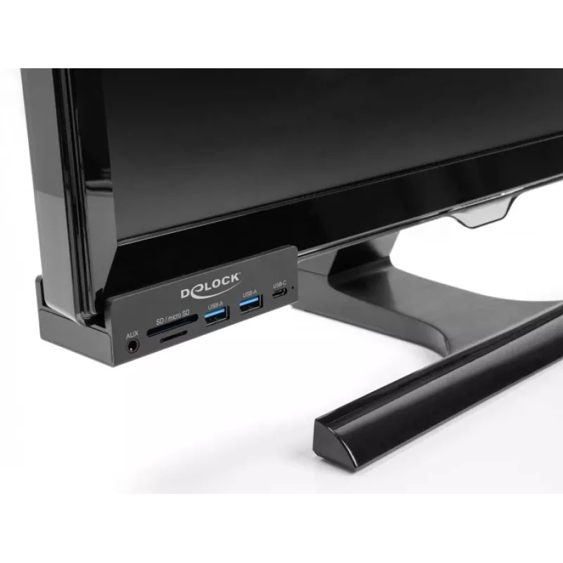 DeLOCK 64285 USB 2.0 Type-A centrmezgls 5000 Mbit/s Melna