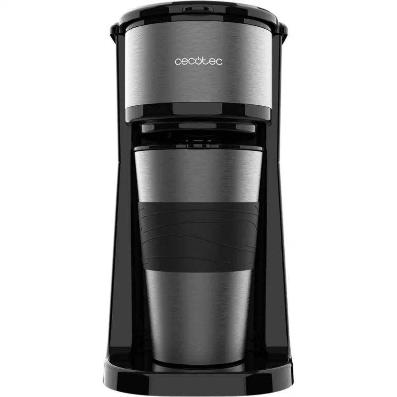 Cecotec Coffee 66 Drop & Go filtra kafijas automāts, 700 W, melns/nerūsējošais tērauds