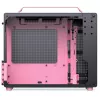 Jonsplus MATX Handle Case Z20 Melns-Pink – Mini/Micro/Flex-ATX korpuss ar pārnēsāšanas rokturi