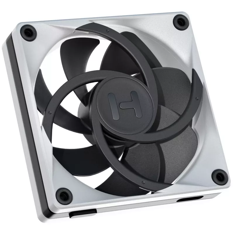 HYTE THICC FP12 120mm korpusa ventilators, 3 gab. iepakojums, balts