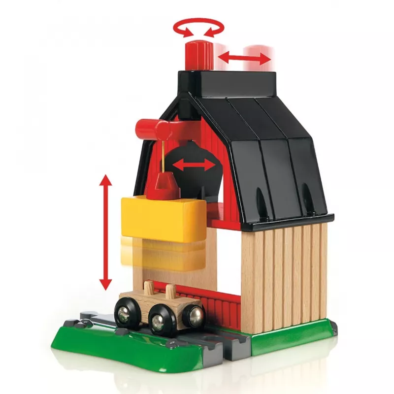 BRIO 33719 Lauku sētas vilcieniņš, 20 detaļas