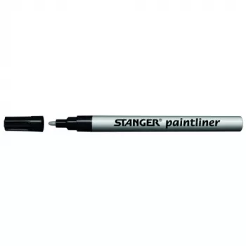 Marker Stanger Paintliner B10 sudraba uzgalis 1–2 mm precīzai līniju marķēšanai