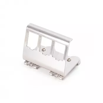 Adapteris Digitus AN-25183 3x Keystone modulim, nerūsējošais tērauds