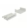 Keystone plāksteru panelis DeLOCK 43412 8 portu pelēks